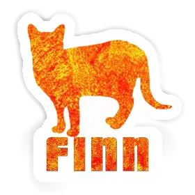 Finn Aufkleber Katze Image
