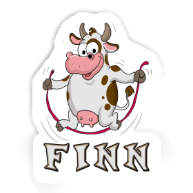 Autocollant Finn Vache Image