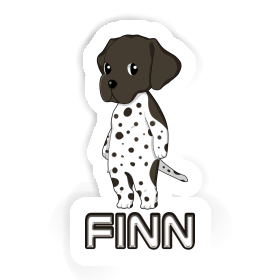 Finn Autocollant Chien de chasse Image
