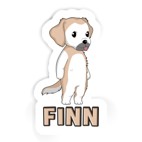 Autocollant Finn Golden Retriever Image