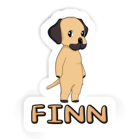 Autocollant Finn Rhodésian Ridgeback Image