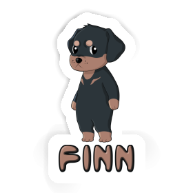 Autocollant Rottweiler Finn Image