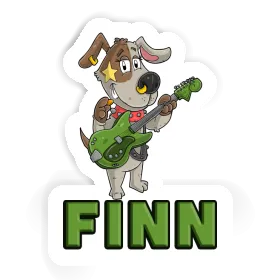 Finn Sticker Guitarist Image
