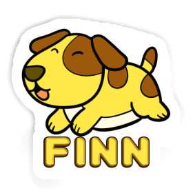 Autocollant Chien Finn Image