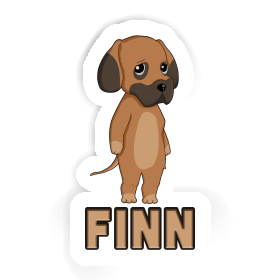 Dogue allemand Autocollant Finn Image