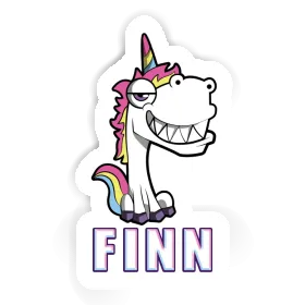 Unicorn Sticker Finn Image