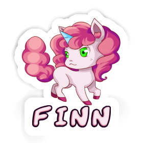 Sticker Finn Unicorn Image