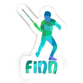 Finn Autocollant Escrimeur Image