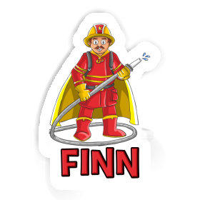 Pompier Autocollant Finn Image