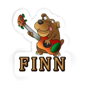 Finn Aufkleber Gitarrist Image