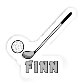 Sticker Finn Golfschläger Image