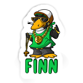 Finn Sticker Hip-Hop-Pinguin Image
