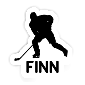 Eishockeyspieler Aufkleber Finn Image
