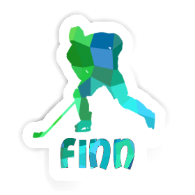 Finn Aufkleber Eishockeyspieler Image