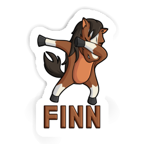 Autocollant Cheval Finn Image