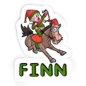 Cavalier Autocollant Finn Image