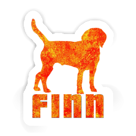 Finn Autocollant Chien Image