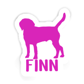 Autocollant Finn Chien Image