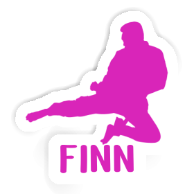 Karatéka Autocollant Finn Image
