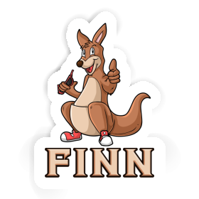 Kangaroo Sticker Finn Image