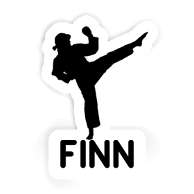 Karatéka Autocollant Finn Image