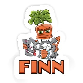 Carotte monstre Autocollant Finn Image