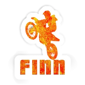 Aufkleber Motocross-Fahrer Finn Image