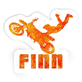 Aufkleber Finn Motocross-Fahrer Image