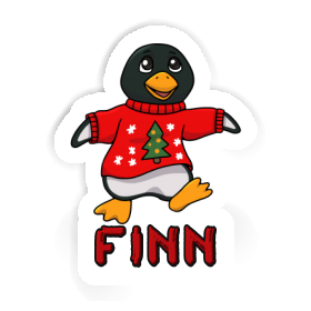 Sticker Weihnachtspinguin Finn Image