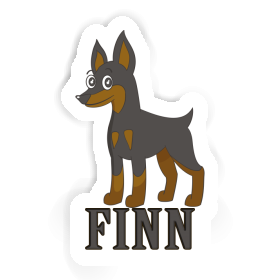 Autocollant Pinscher Finn Image