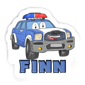 Voiture de police Autocollant Finn Image