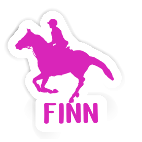 Finn Autocollant Cavalière Image