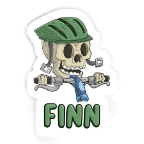 Finn Autocollant Vététiste Image