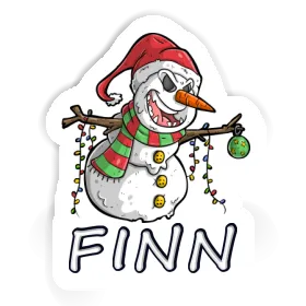 Finn Sticker Schneemann Image