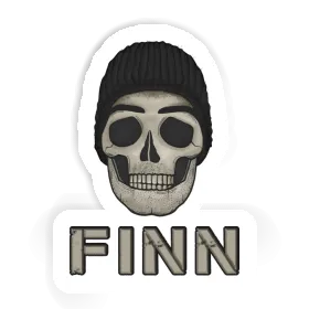 Sticker Finn Skull Image