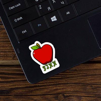 Autocollant Finn Pomme Laptop Autocollant Finn Pomme Laptop Image