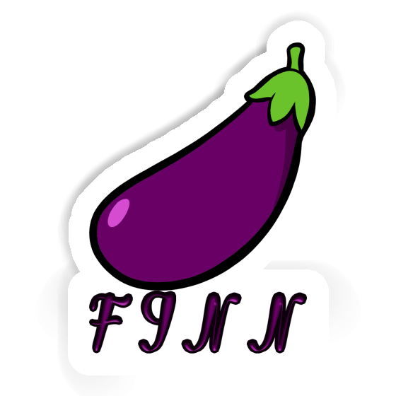 Aufkleber Finn Aubergine Aufkleber Finn Aubergine Image