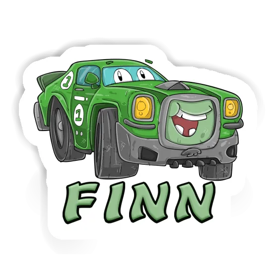 Autocollant Finn Voiture de course Notebook Autocollant Finn Voiture de course Notebook Image