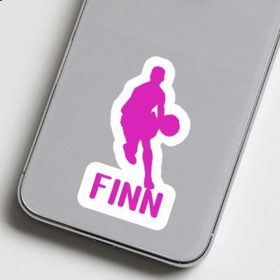 Sticker Basketball Player Finn Notebook Sticker Basketball Player Finn Gift package Image