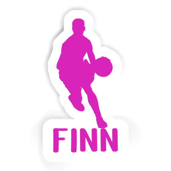 Sticker Basketball Player Finn Laptop Sticker Basketball Player Finn Laptop Image