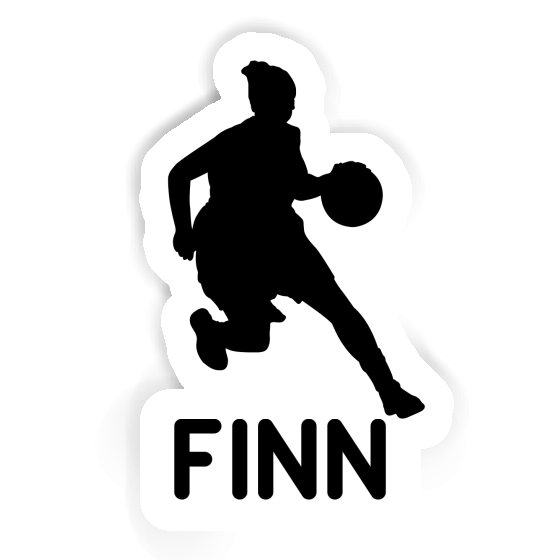 Aufkleber Basketballspielerin Finn Notebook Aufkleber Basketballspielerin Finn Notebook Image