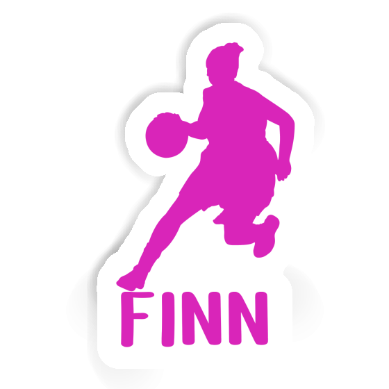 Sticker Finn Basketball Player Laptop Sticker Finn Basketball Player Laptop Image