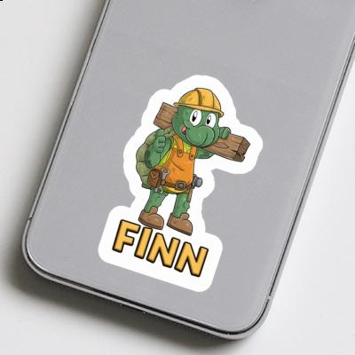Bauarbeiter Aufkleber Finn Gift package Image