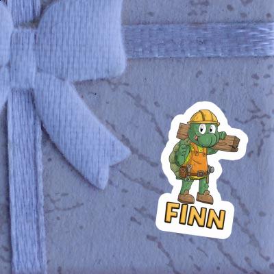 Bauarbeiter Aufkleber Finn Gift package Image