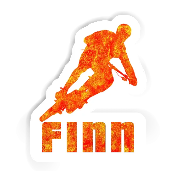 Finn Autocollant Vététiste Laptop Finn Autocollant Vététiste Laptop Image