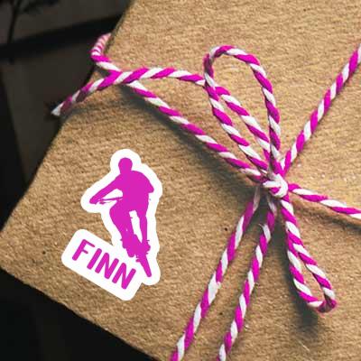 Finn Autocollant Vététiste Finn Autocollant Vététiste Image