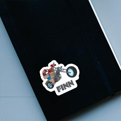 Sticker Motorradfahrer Finn Sticker Motorradfahrer Finn Image