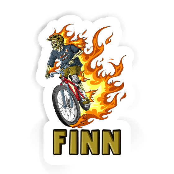 Aufkleber Finn Mountainbiker Laptop Image