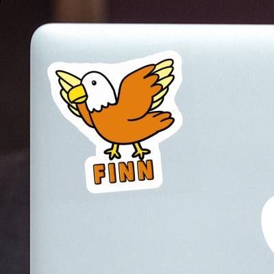 Oiseau Autocollant Finn Laptop Oiseau Autocollant Finn Laptop Image