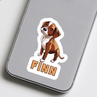 Boxer Autocollant Finn Gift package Image